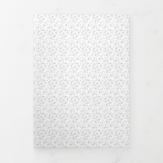 Design Forty Nine Dreifach Gefaltete Urlaubskarte (Cover)