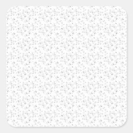 Design Forty Nine Quadratischer Aufkleber