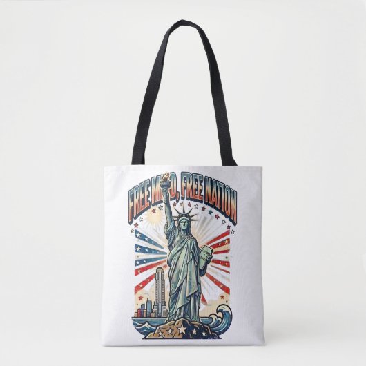 Design 'Freier Geist, freie Nation' Tasche (Vorderseite)