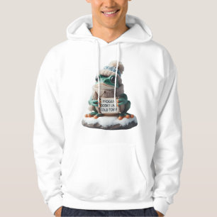 Design: "Froggy mag Kaltwetter nicht" Hoodie