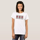 Design für 3 Schwerter Tarot T-Shirt (Vorne ganz)