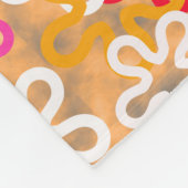 Design für afrikanische Ankara-Muster Fleecedecke (Ecke)