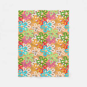 Design für afrikanische Ankara-Muster Fleecedecke