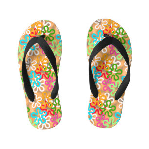 Design für afrikanische Ankara-Muster Kinderbadesandalen