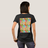 Design für afrikanische Ankara-Muster T-Shirt (Schwarz voll)