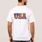 Design für amerikanisches Flag T-Shirt (Rückseite)