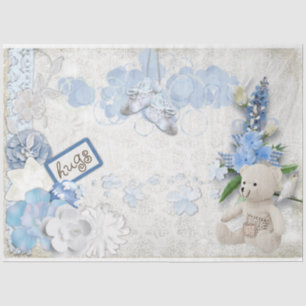 Design für Babyboote der Serie 3 Seidenpapier
