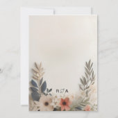 Design für benutzerdefinierte Ereigniseinladungen  Einladung (Rückseite)