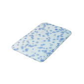 Design für blaue Sterne Badematte (Schrägansicht)