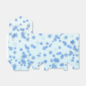 Design für blaue Sterne Geschenkschachtel (Ungefaltet)