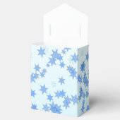Design für blaue Sterne Geschenkschachtel (Geöffnet)