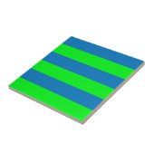 Design für blaue und grüne Streifen Fliese (Seite)