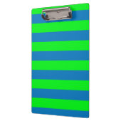 Design für blaue und grüne Streifen Klemmbrett (Links)