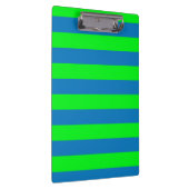 Design für blaue und grüne Streifen Klemmbrett (Rechts)