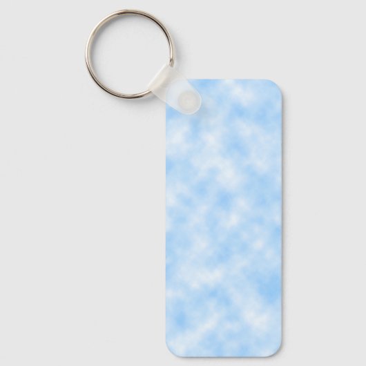 Design für blaue und weiße Wolken Schlüsselanhänger (Vorderseite)