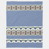 Design für blaues Herz Fleecedecke (Vorderseite)