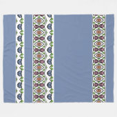 Design für blaues Herz Fleecedecke