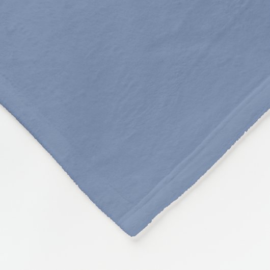 Design für blaues Herz Fleecedecke (Ecke)