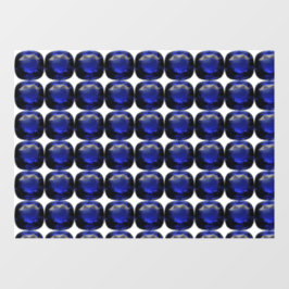 Design für blaues Saphir Fensteraufkleber