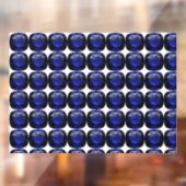 Design für blaues Saphir Fensteraufkleber (Blatt 2)