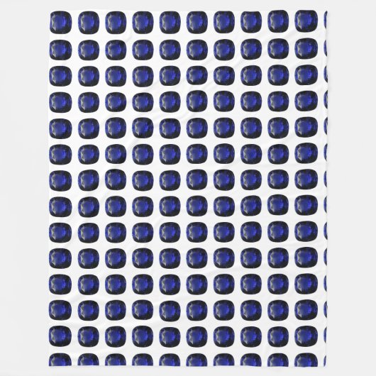 Design für blaues Saphir Fleecedecke (Vorderseite)