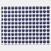 Design für blaues Saphir Fleecedecke (Vorderseite (Horizontal))