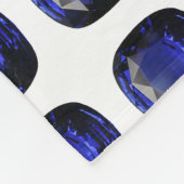 Design für blaues Saphir Fleecedecke (Ecke)