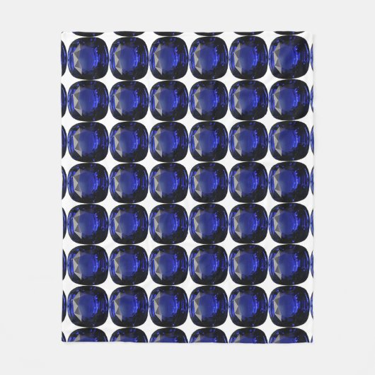 Design für blaues Saphir Fleecedecke (Vorderseite)