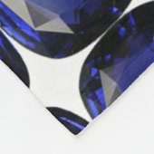 Design für blaues Saphir Fleecedecke (Ecke)