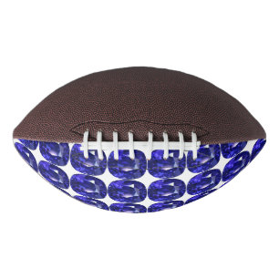 Design für blaues Saphir Football