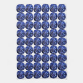 Design für blaues Saphir Geschirrtuch (Vertikal)