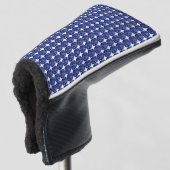 Design für blaues Saphir Golf Headcover (3/4 Vorderseite)