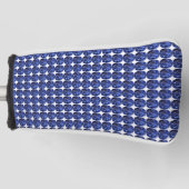 Design für blaues Saphir Golf Headcover (Vorderseite)