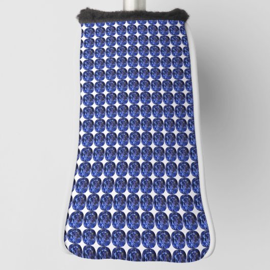 Design für blaues Saphir Golf Headcover (Rotieren 90)