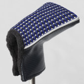 Design für blaues Saphir Golf Headcover (3/4 Vorderseite)