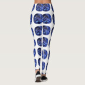 Design für blaues Saphir Leggings (Rückseite)