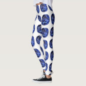 Design für blaues Saphir Leggings (Links)