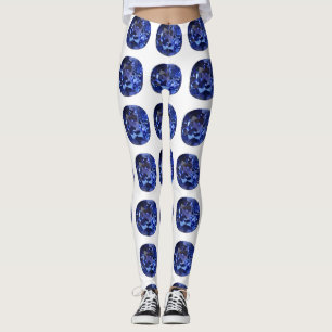 Design für blaues Saphir Leggings