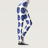 Design für blaues Saphir Leggings (Rechts)