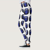 Design für blaues Saphir Leggings (Links)