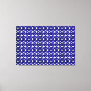 Design für blaues Saphir Leinwanddruck