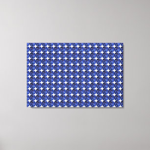 Design für blaues Saphir Leinwanddruck