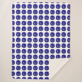 Design für blaues Saphir Sherpadecke