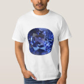 Design für blaues Saphir T-Shirt (Vorderseite)