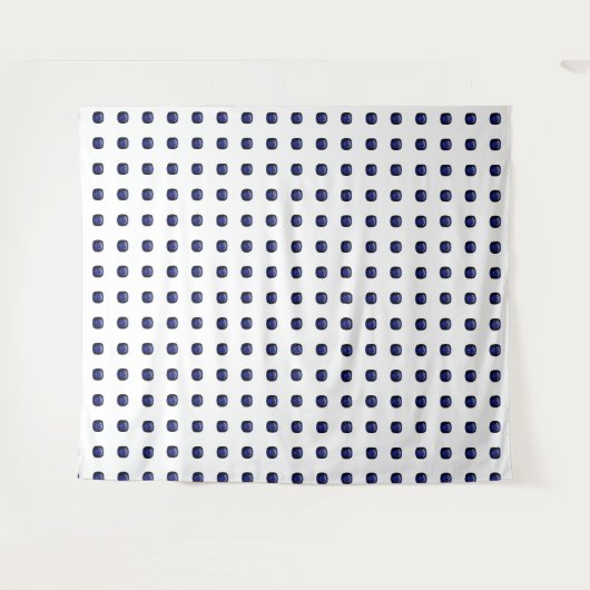 Design für blaues Saphir Wandteppich (Vorderseite (Horizontal))