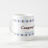 Design für Blue and Chocolate Link Office Kaffeetasse (Vorderseite Links)