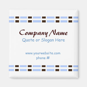 Design für Blue and Chocolate Link Office Magnet