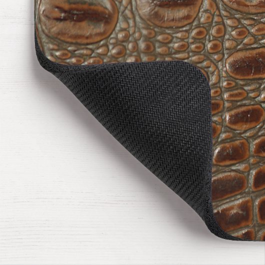 Design für Crocodile-Leder-Design in 2D-Fotos Mousepad (Ecke)