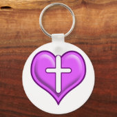 Design für Crossed Hearts-Logos Schlüsselanhänger (Vorderseite)