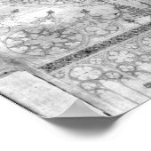 Design für das Fenster und die Galerie der Rose Poster (Ecke)